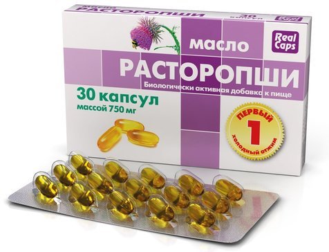 Расторопши масло капс 30 шт 