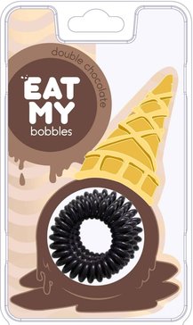 Резинки для волос double chocolate  двойной шоколад 3 шт Eat my bobbles 