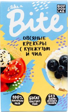 Bite крекер овсяный 200г кунжут/чиа