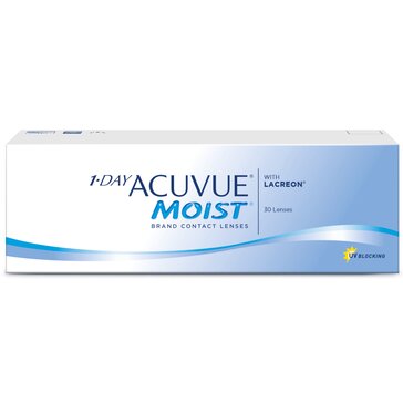 Линзы контактные однодневные 1-DAY ACUVUE MOIST, D: -5.25, BC: 9, 30 шт