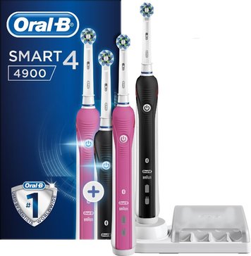 Oral-b щетка зубная электрическая smart4 4900 набор 2 шт