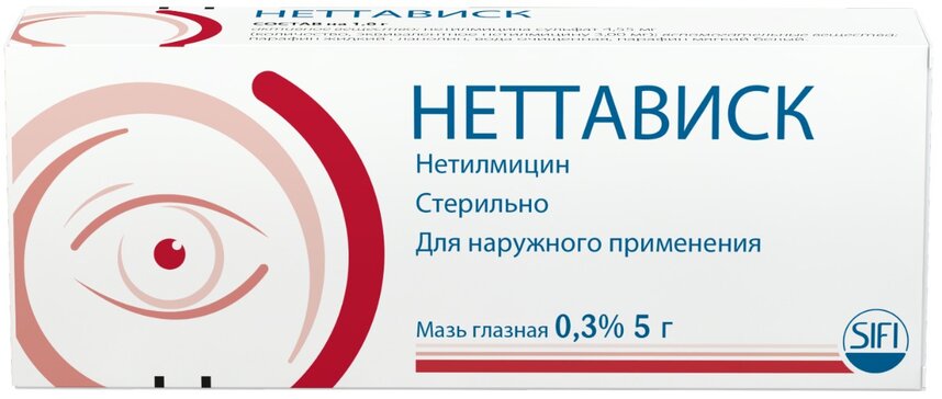 Неттависк мазь гл. 0.3% 5г туба