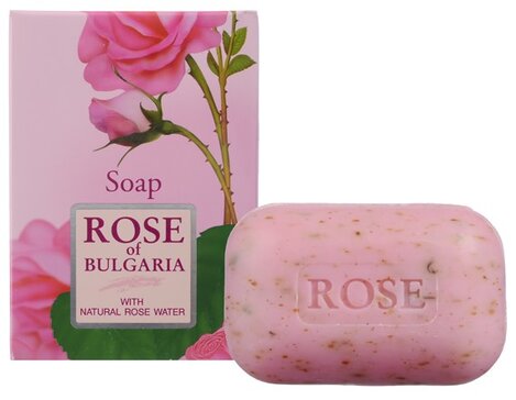 Rose of Bulgaria мыло с частичками лепестков роз 100 г