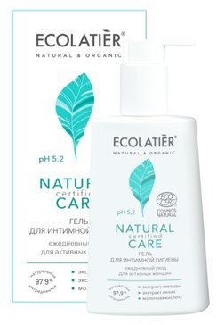 Ecolatier Гель для интимной гигиены Natural Care 250 мл