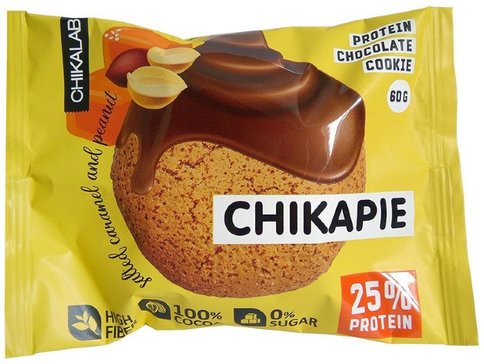 Chikalab chikapie печенье с начинкой 60г арахис