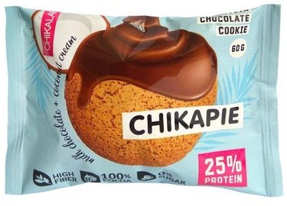 Chikalab chikapie печенье с начинкой 60г кокос