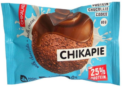 Chikalab chikapie печенье с начинкой 60г шоколад