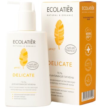 Ecolatier Гель для интимной гигиены Delicate 250 мл