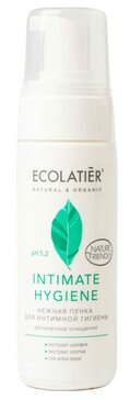 Ecolatier Нежная пенка для интимной гигиены Intimate Hygiene с экстрактами шалфея и хлопка 150 мл