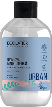 Ecolatier Мицеллярный шампунь для всех типов волос кокос и шелковица 600 мл