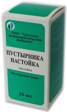 Пустырника настойка 25мл фл.в инд.уп. тульская фф