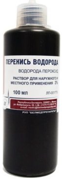 Перекись водорода раствор 3% 100 мл