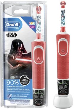 Oral-b braun щетка зубная детская 3+ электрическая d100.413.2k тип 3710 star wars