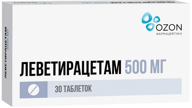 Леветирацетам таб. 500 мг 30 шт 