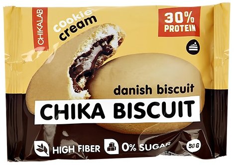 Chika Biscuit печенье с начинкой 50г бисквит датский