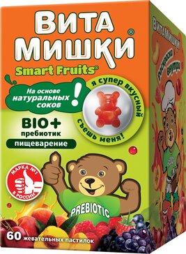 ВитаМишки BIO+ пастилки жев. Пребиотик 60 шт