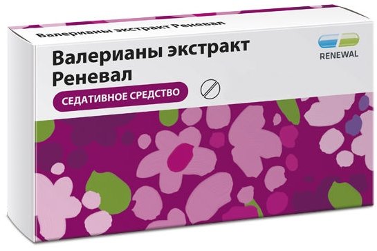 Валерианы экстракт Реневал таб 20 мг 50 шт