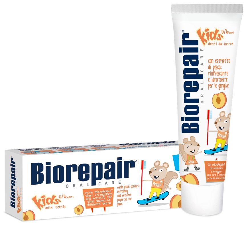 Biorepair Kids Peach Зубная паста для детей 0-6 лет с экстрактом персика 50 мл