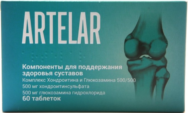 Artelar Форте таблетки 333,3 мг + 333,3 мг + 60 мг + 33,3 мг + 1 мг + 6 мкг 90 шт