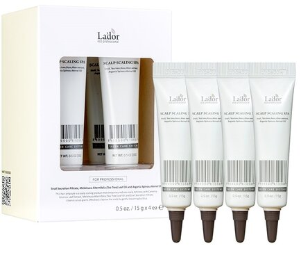 Lador Сыворотка-пилинг для кожи головы 15 мл 4 шт Scalp Scaling Spa