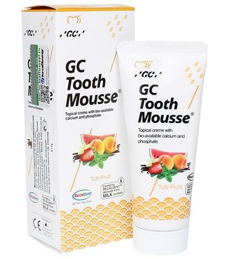 GC Tooth Mousse Тус Мусс Зубной гель для восстановления и укрепления эмали, мультифрукт, 40 г