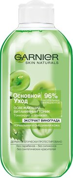 Garnier skin naturals основной уход тоник 200мл освежающий для нормал/смешан.кожи