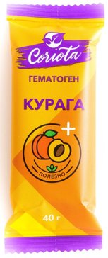 Гематоген с курагой 40 г Coriota