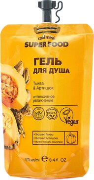 Cafe mimi super food гель для душа 100 мл тыква и артишок