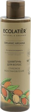 Ecolatier green arganа oil шампунь волос  глубокое восстановление 250мл