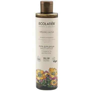 Ecolatier Мицеллярный Гель для душа Гладкость и Красота 350 мл Organic Cactus