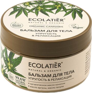 Ecolatier green cannabis oil бальзам для тела антицеллюлитный упругость и релаксация 200мл