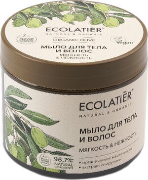 Ecolatier Мыло для тела и волос Мягкость и Нежность 350 мл