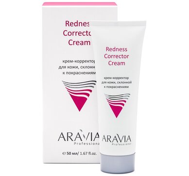 Крем-корректор для кожи лица, склонной к покраснениям Redness Corrector Cream 50 мл ARAVIA Professional