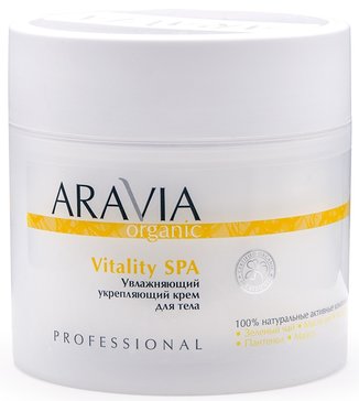 Крем для тела увлажняющий укрепляющий Vitality SPA 300 мл ARAVIA Organic