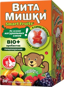 ВитаМишки BIO+ пастилки жев. Пребиотик 30 шт