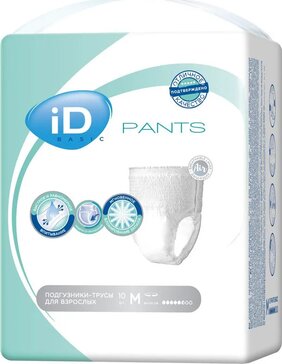 ID pants basic Трусики для взрослых р.M 10 шт