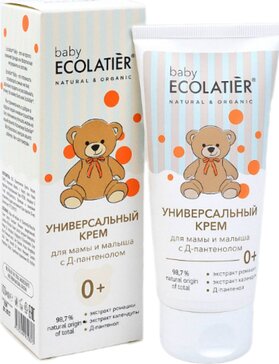 Ecolatier baby крем 0+ для мамы и малыша универсальный 100мл с д-пантенолом