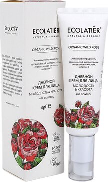 Ecolatier green wild rose крем для лица дневной 50мл