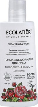 Ecolatier green wild rose тоник-эксфолиант для лица 150мл