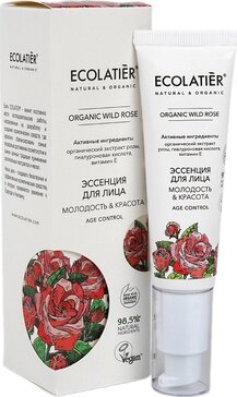 Ecolatier green wild rose эссенция для лица 30мл молодость и красота