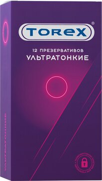 Презервативы ультратонкие 12 шт Torex