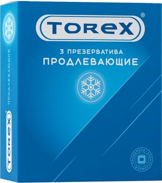 Презервативы продлевающие 3 шт Torex