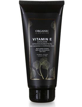 Бальзам-ополаскиватель для окрашенных и ослабленных волос Organic Guru VITAMIN E 200 мл