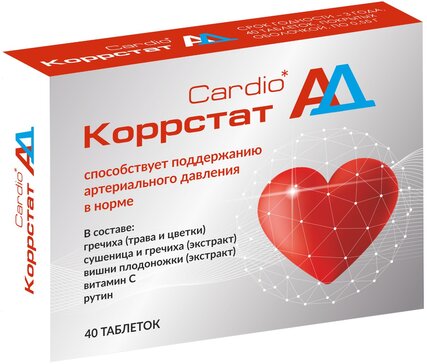 Коррстат Кардио АД-Минус таб 40 шт 