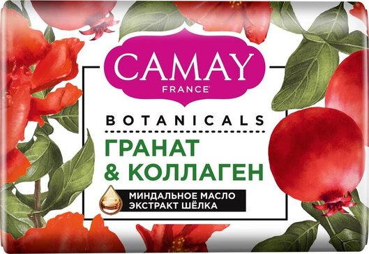 Camay мыло туалетное 85г акция цветки граната