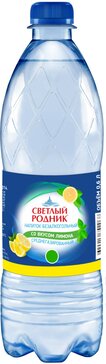 Светлый родник напиток со вкусом лимона газированный 0.5 л