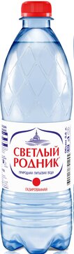 Светлый родник вода питьевая газированная 0.5 л