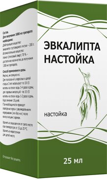 Эвкалипта настойка 25мл фл тульская фф