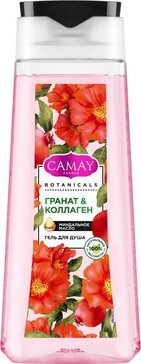 Camay botanicals гель для душа 250мл акция цветы граната