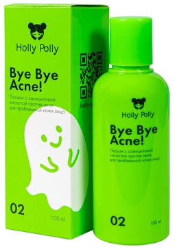 Holly Polly Лосьон для лица для проблемной кожи с салициловой кислотой Bye Bye Acne! 100 мл